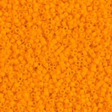 Miyuki delica beads 15/0 - Matted opaque mandarin DBS-1583